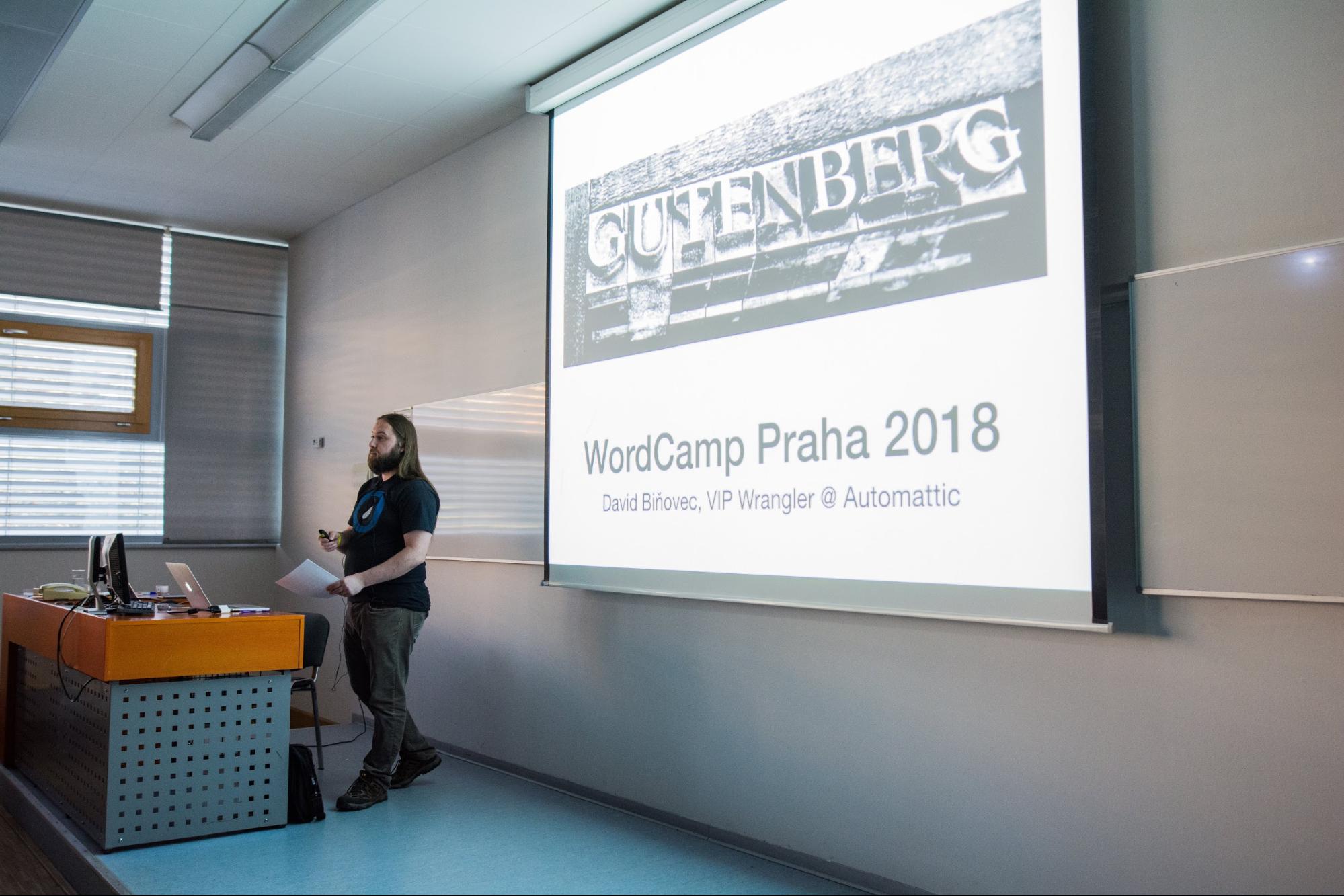 WordCamp / David Biňovec / Gutenberg
